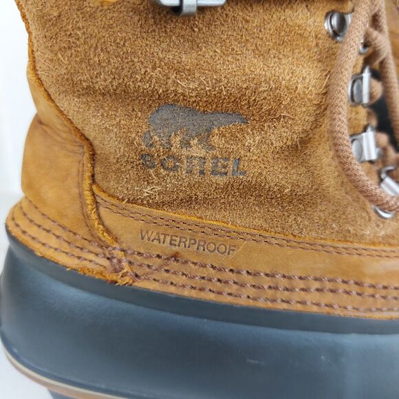 Sorel Fancy Lace II Womens Size 8 Waterproof Winter Lined Duck Boots NL2125-286 - Picture 4 of 8